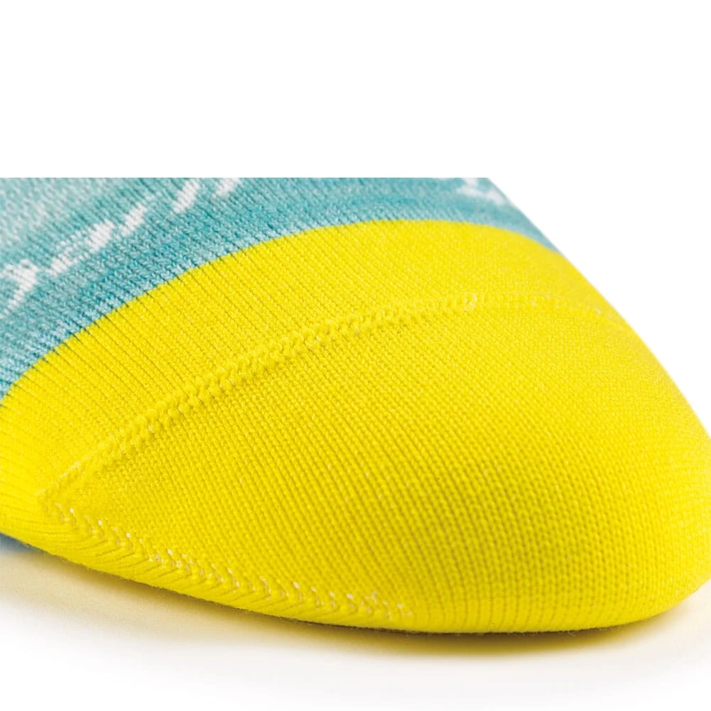 Darn Tough Women's Vertex No Show Tab Ultra-Light Socks - Light Blue 2 Darn Tough Women's Vertex No Show Tab Ultra-Light Socks - Light Blue - Image 2