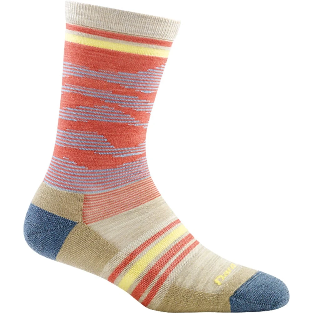 Darn Tough Women's Waves Crew Light Cushion Socks - Canyon 1 Darn Tough Women's Waves Crew Light Cushion Socks - Canyon