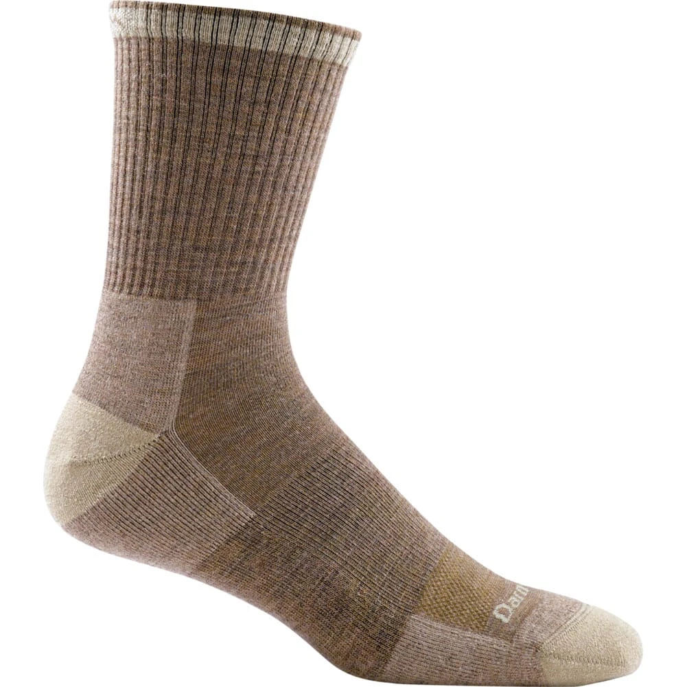 Darn Tough Men's Fred Tuttle Micro Crew Socks - Sand 1 Darn Tough Men's Fred Tuttle Micro Crew Socks - Sand