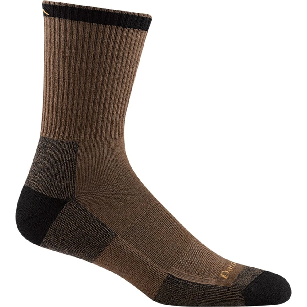Darn Tough Men's Fred Tuttle Micro Crew Socks - Timber 1 Darn Tough Men's Fred Tuttle Micro Crew Socks - Timber