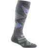 Darntough Women's Juniper Over-The-Calf Cushion Socks - Gray