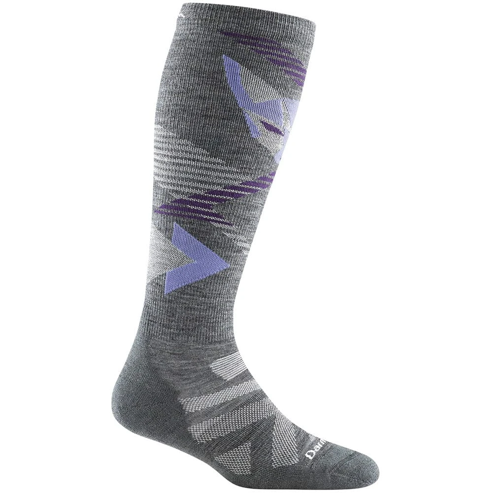 Darntough Women's Juniper Over-The-Calf Cushion Socks - Gray 1 Darntough Women's Juniper Over-The-Calf Cushion Socks - Gray