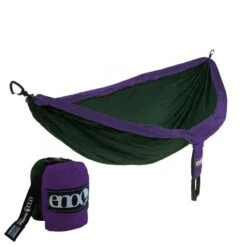 ENO DoubleNest Nylon Hammock - Purple/Forest