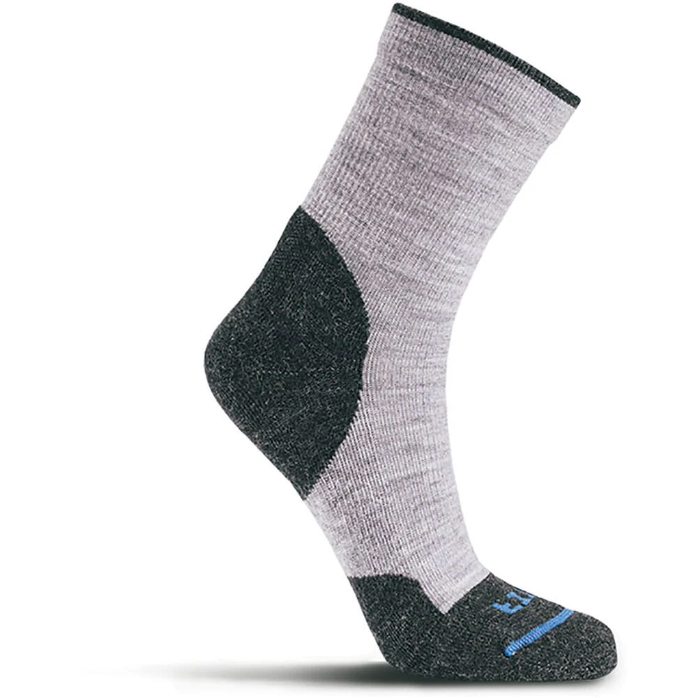 FITS Unisex Light Hiker Mini Crew Socks - Light Gray 1 FITS Unisex Light Hiker Mini Crew Socks - Light Gray