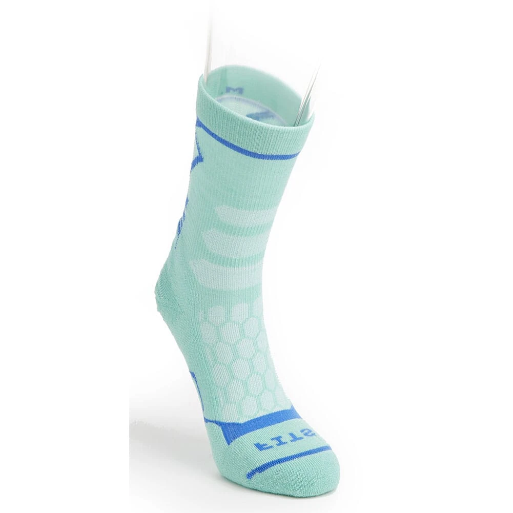 FITS Unisex Light Hiker Mini Banded Crew Socks - Lucite Green 1 FITS Unisex Light Hiker Mini Banded Crew Socks - Lucite Green