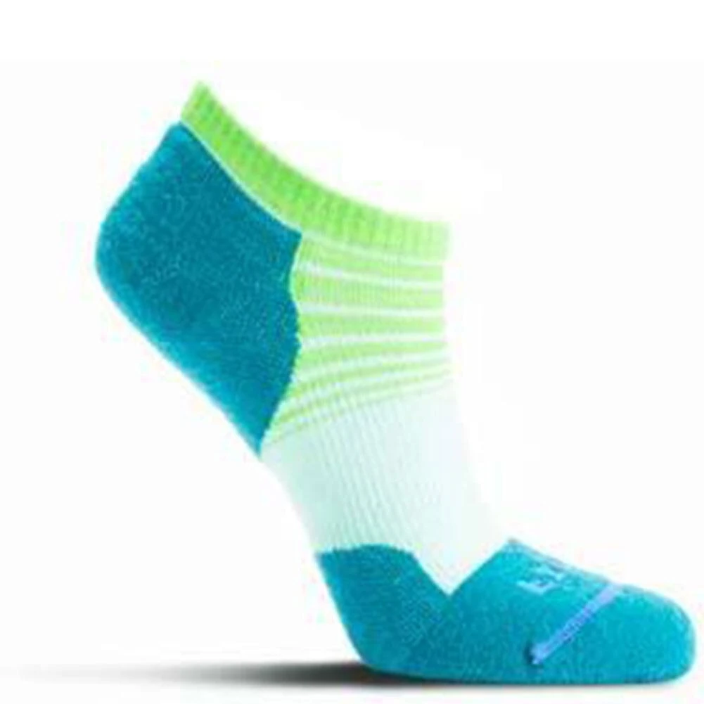 FITS Women's Tri-Stripe Light Runner Low Socks - Lucite/Biscay Bay 1 FITS Women's Tri-Stripe Light Runner Low Socks - Lucite/Biscay Bay