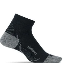 Feetures Unisex Plantar Fasciitis Relief Socks - Black