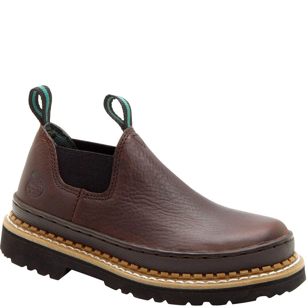Georgia Kid's Romeo Casual Shoes - Soggy Brown 1 Georgia Kid's Romeo Casual Shoes - Soggy Brown