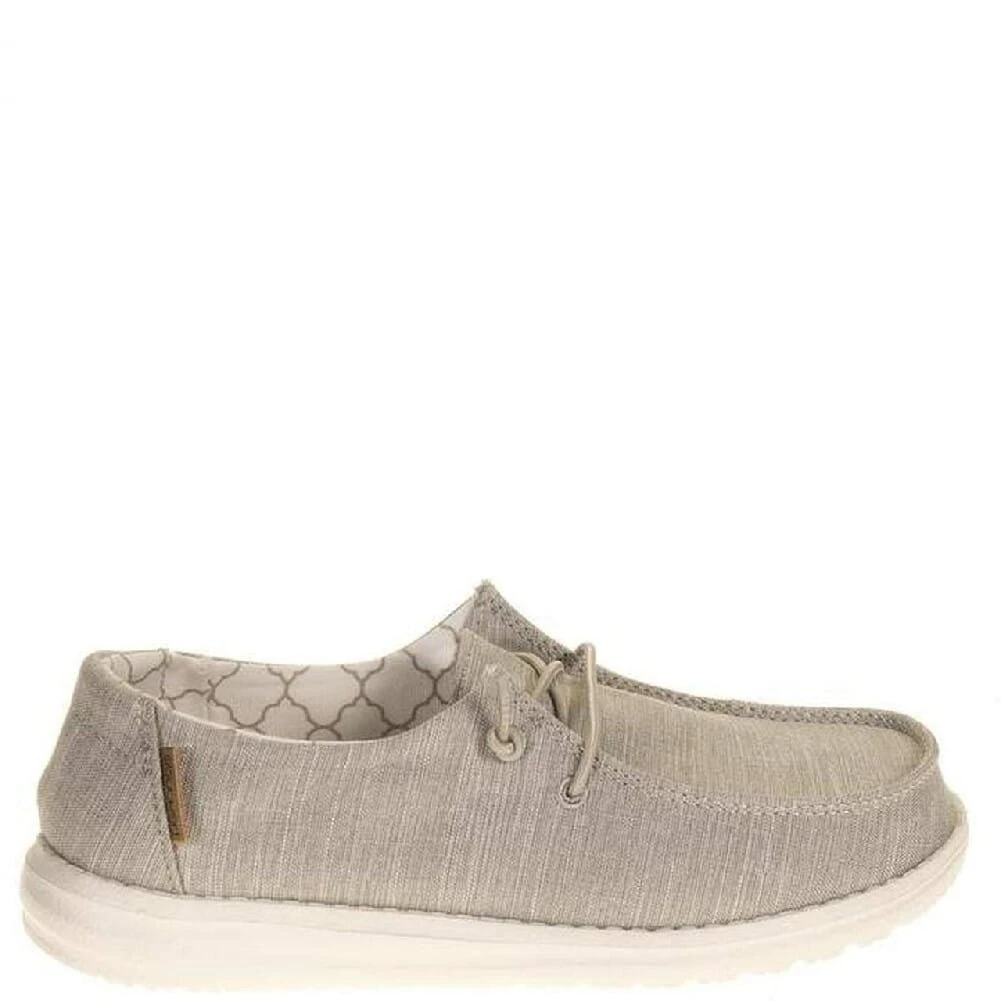 Hey Dude Kid's Wendy Linen Casual Shoes - Beige 1 Hey Dude Kid's Wendy Linen Casual Shoes - Beige