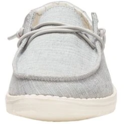Hey Dude Kid's Wendy Linen Casual Shoes - Gray 10 Hey Dude Kid's Wendy Linen Casual Shoes - Gray -Elliotts Boots Shop HD130123096 4
