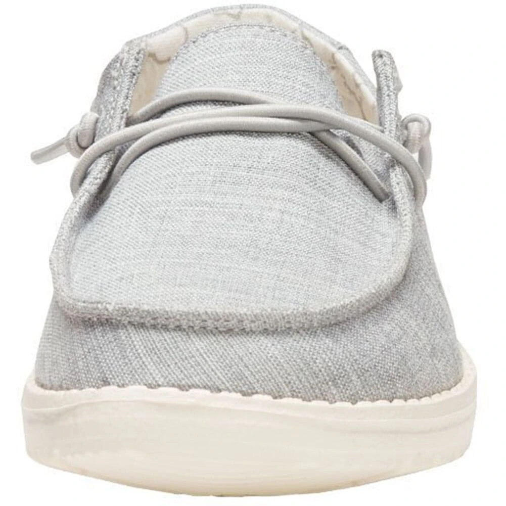 Hey Dude Kid's Wendy Linen Casual Shoes - Gray 5 Hey Dude Kid's Wendy Linen Casual Shoes - Gray - Image 5