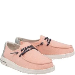 Hey Dude Kid's Wendy Casual Shoes - Rose Glitter 5 Hey Dude Kid's Wendy Casual Shoes - Rose Glitter -Elliotts Boots Shop HD130125065 2