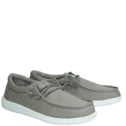 Hey Dude Kid's Wally Casual Shoes - Grey