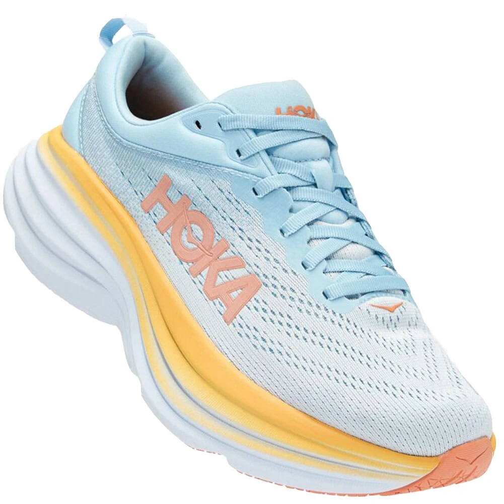 Hoka One One Women's Bondi 8 Wide Athletic Shoes - Summer Song 1 Hoka One One Women's Bondi 8 Wide Athletic Shoes - Summer Song