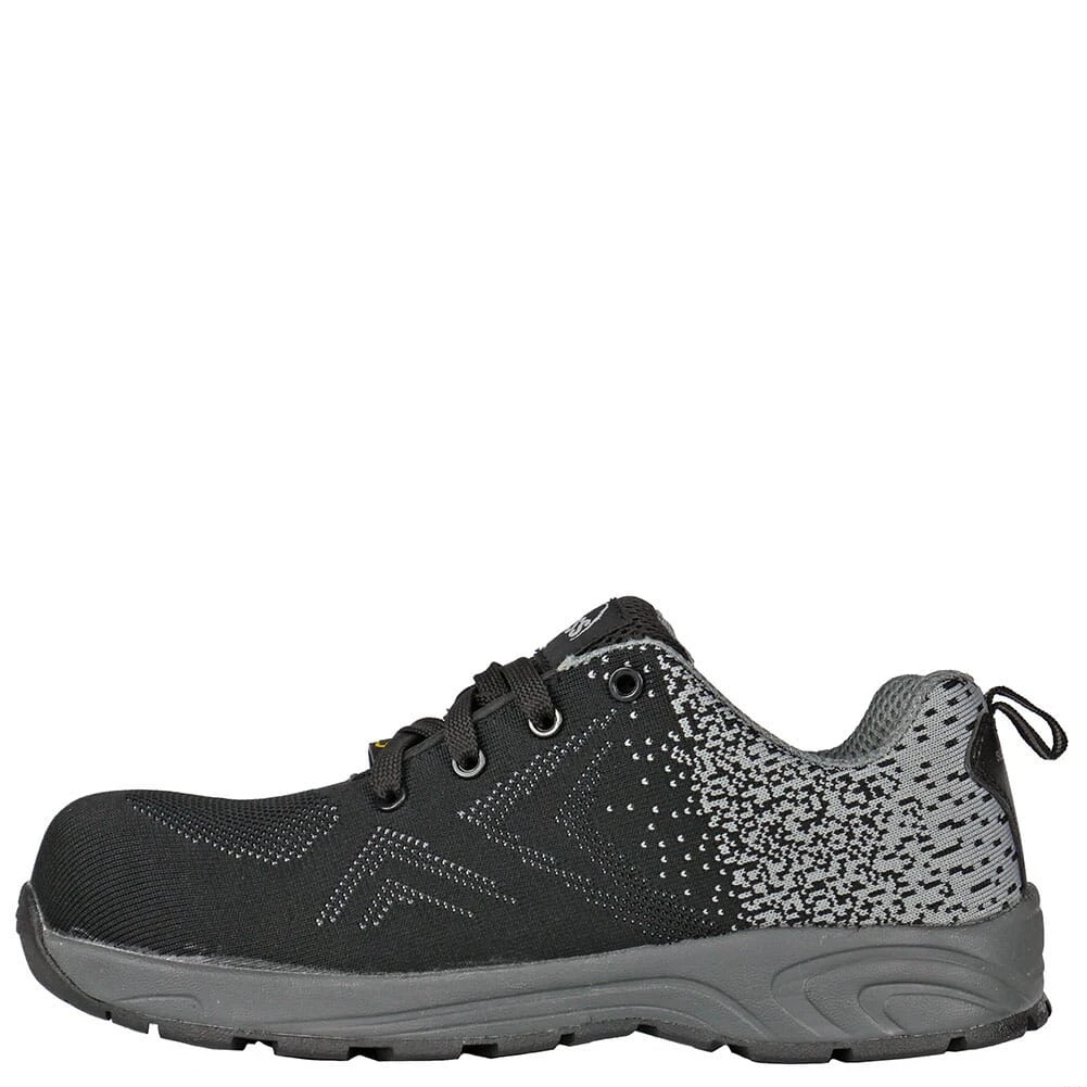 Hoss Men's Beedle Safety Shoes - Black 2 Hoss Men's Beedle Safety Shoes - Black - Image 2