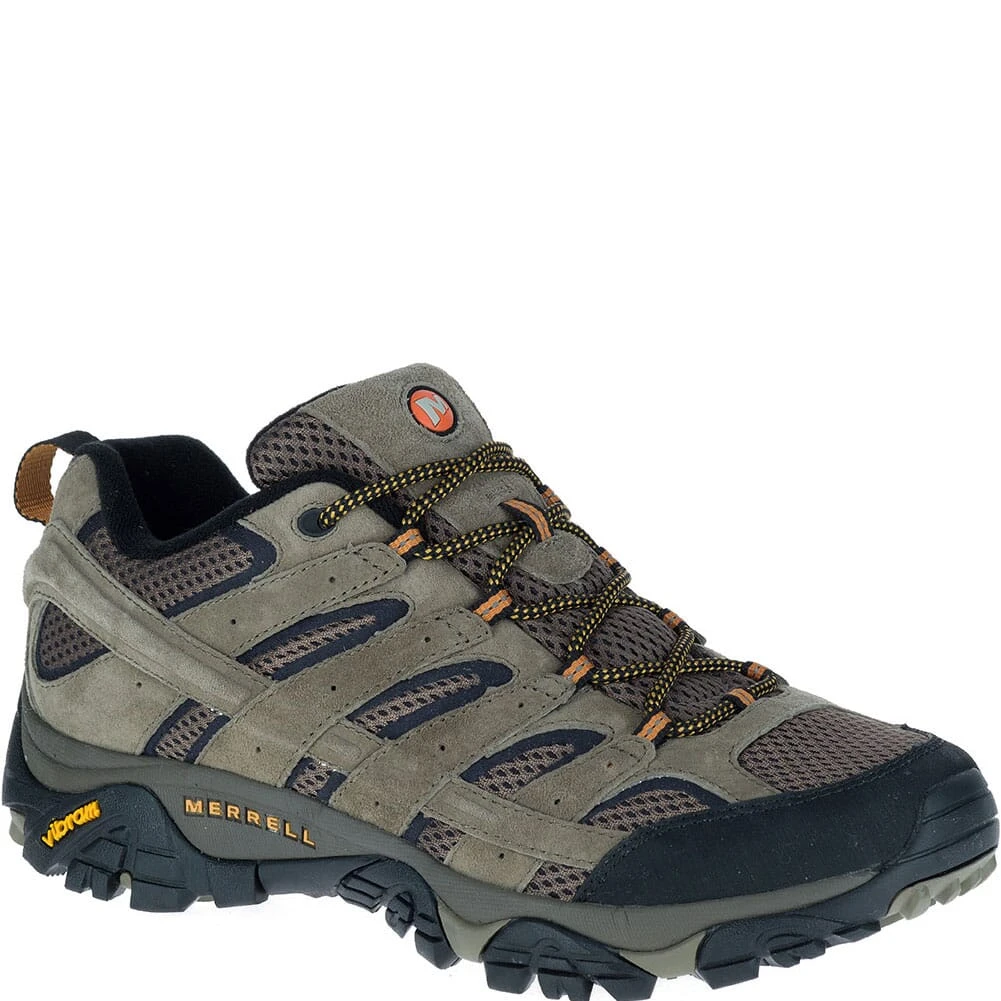 Merrell Men's Moab 2 Wide Hiking Shoes - Walnut 1 Merrell Men's Moab 2 Wide Hiking Shoes - Walnut
