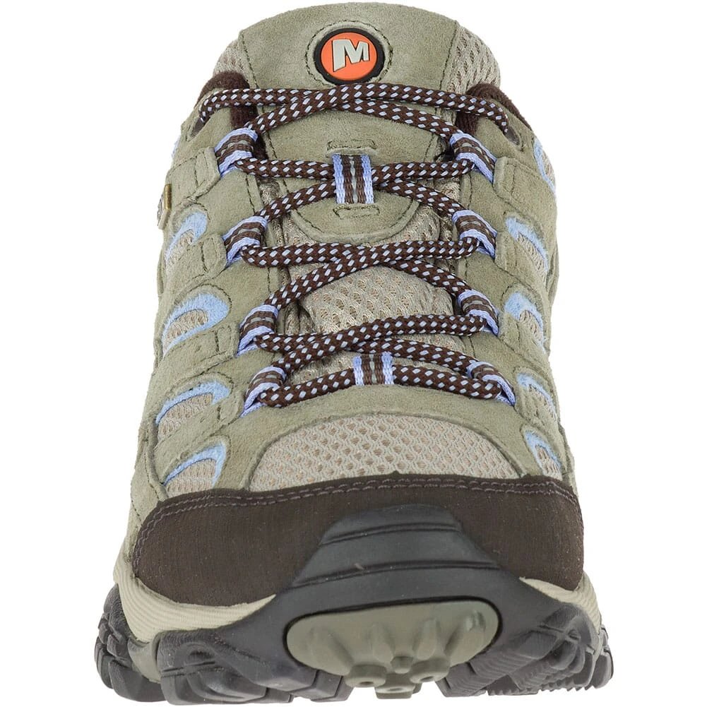 Merrell Women's Moab 2 WP Wide Hiking Shoes - Dusty Olive 3 Merrell Women's Moab 2 WP Wide Hiking Shoes - Dusty Olive - Image 3