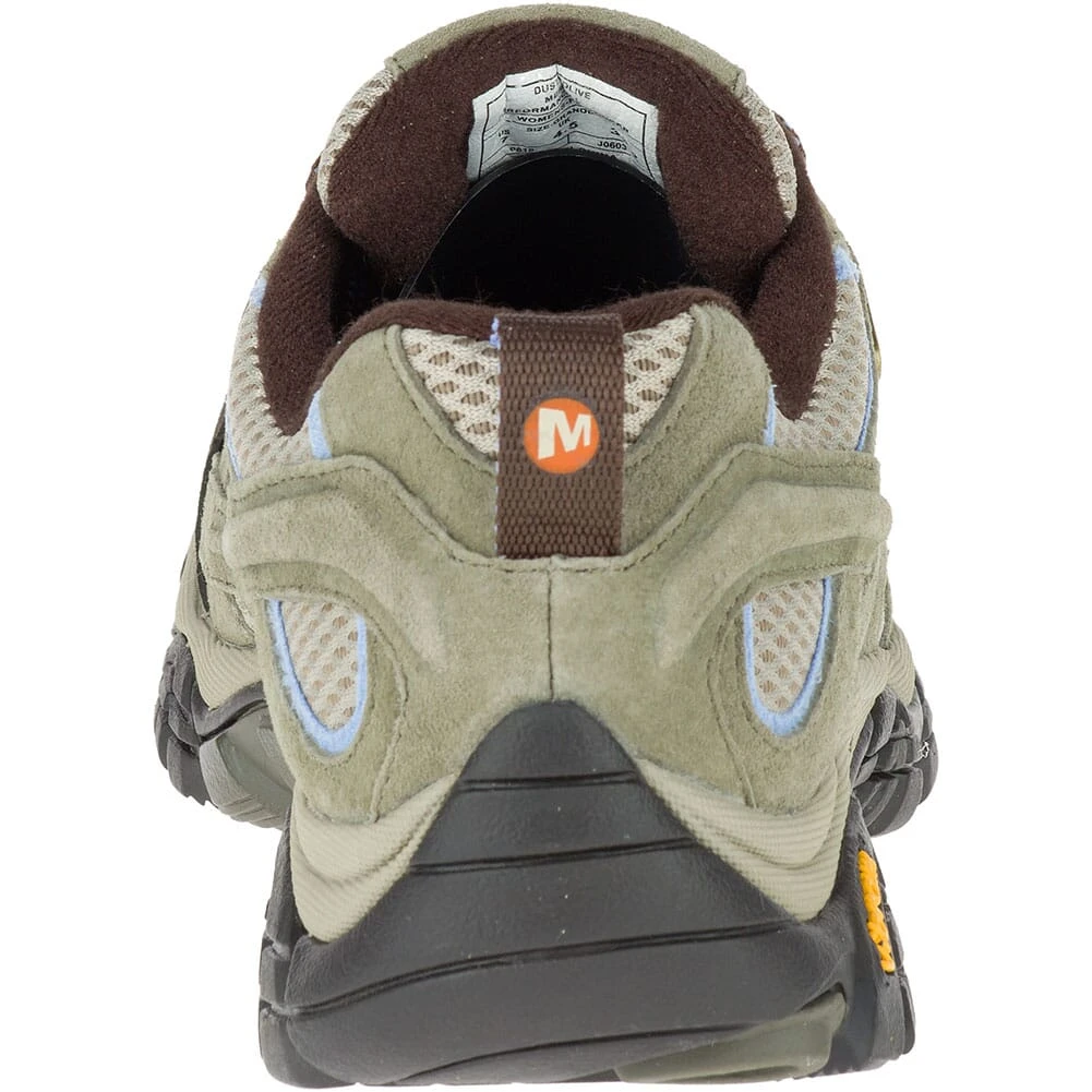 Merrell Women's Moab 2 WP Wide Hiking Shoes - Dusty Olive 4 Merrell Women's Moab 2 WP Wide Hiking Shoes - Dusty Olive - Image 4