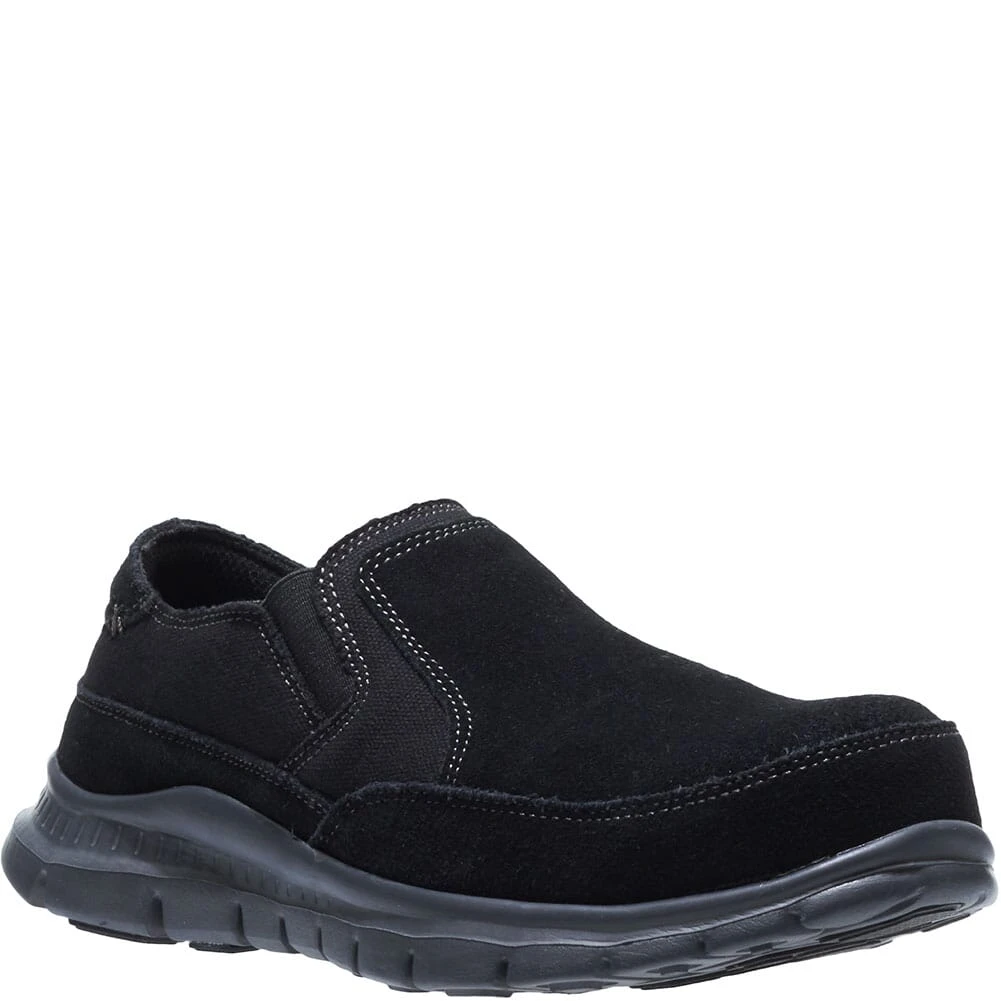 Hytest Women's Steel Toe Slip Ons - Black 1 Hytest Women's Steel Toe Slip Ons - Black