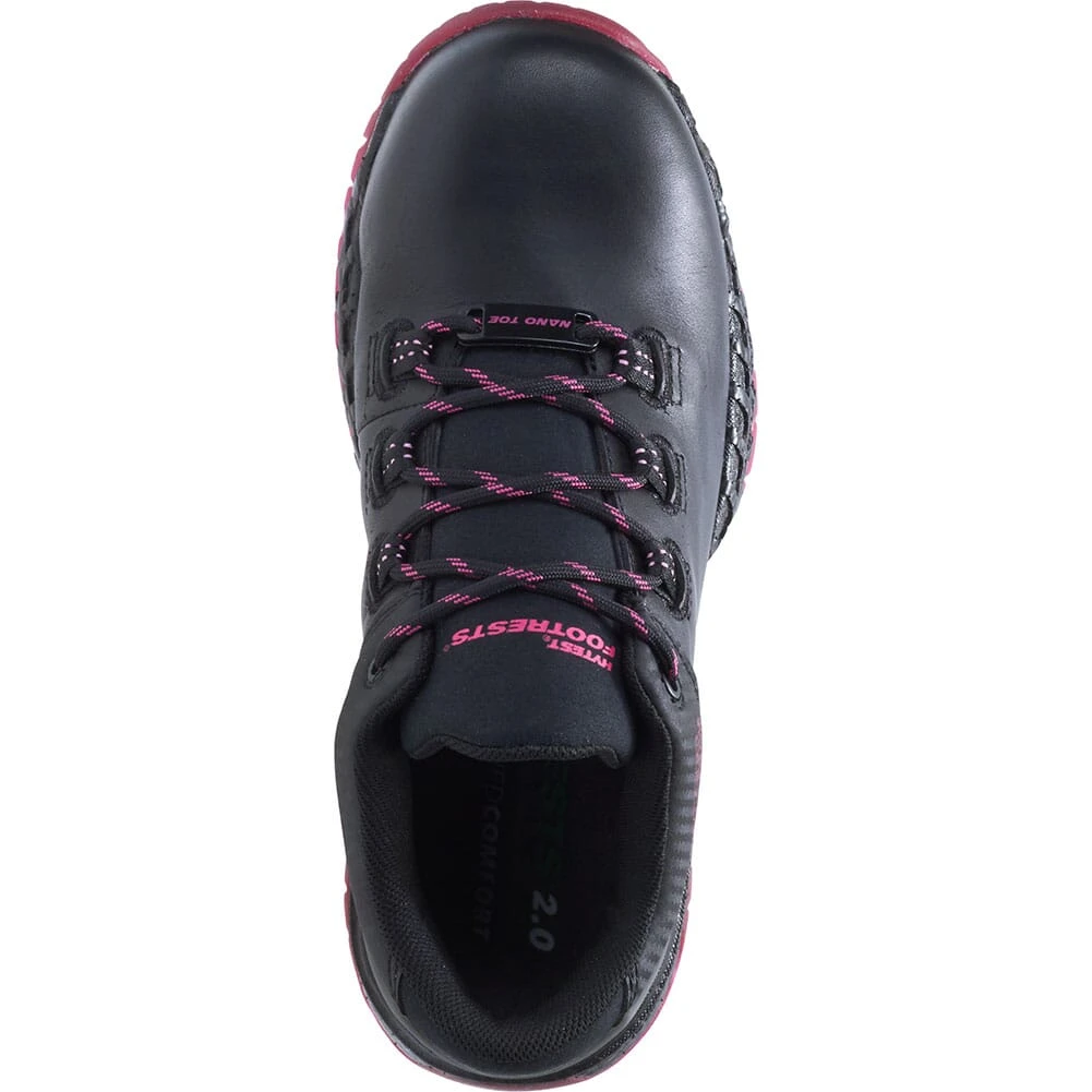 Hytest Women's Footrests 2.0 Pivot Safety Shoes - Black/Berry 5 Hytest Women's Footrests 2.0 Pivot Safety Shoes - Black/Berry - Image 5