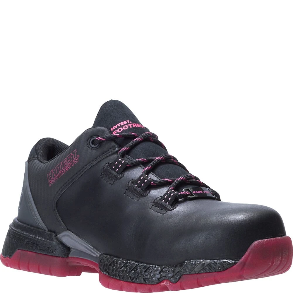 Hytest Women's Footrests 2.0 Pivot Safety Shoes - Black/Berry 8 Hytest Women's Footrests 2.0 Pivot Safety Shoes - Black/Berry - Image 8