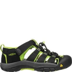 KEEN Little Kid's Newport H2 Sandals - Black/Lime Green 9 KEEN Little Kid's Newport H2 Sandals - Black/Lime Green -Elliotts Boots Shop KE1009942 2