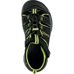 KEEN Little Kid's Newport H2 Sandals - Black/Lime Green 11 KEEN Little Kid's Newport H2 Sandals - Black/Lime Green -Elliotts Boots Shop KE1009942 4