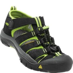KEEN Little Kid's Newport H2 Sandals - Black/Lime Green 13 KEEN Little Kid's Newport H2 Sandals - Black/Lime Green -Elliotts Boots Shop KE1009942 6