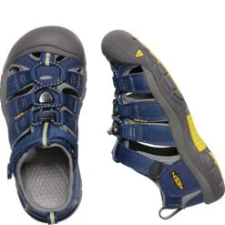 KEEN Big Kids Newport H2 Sandals - Blue Depths/Gargoyle -Elliotts Boots Shop KE1009962 5