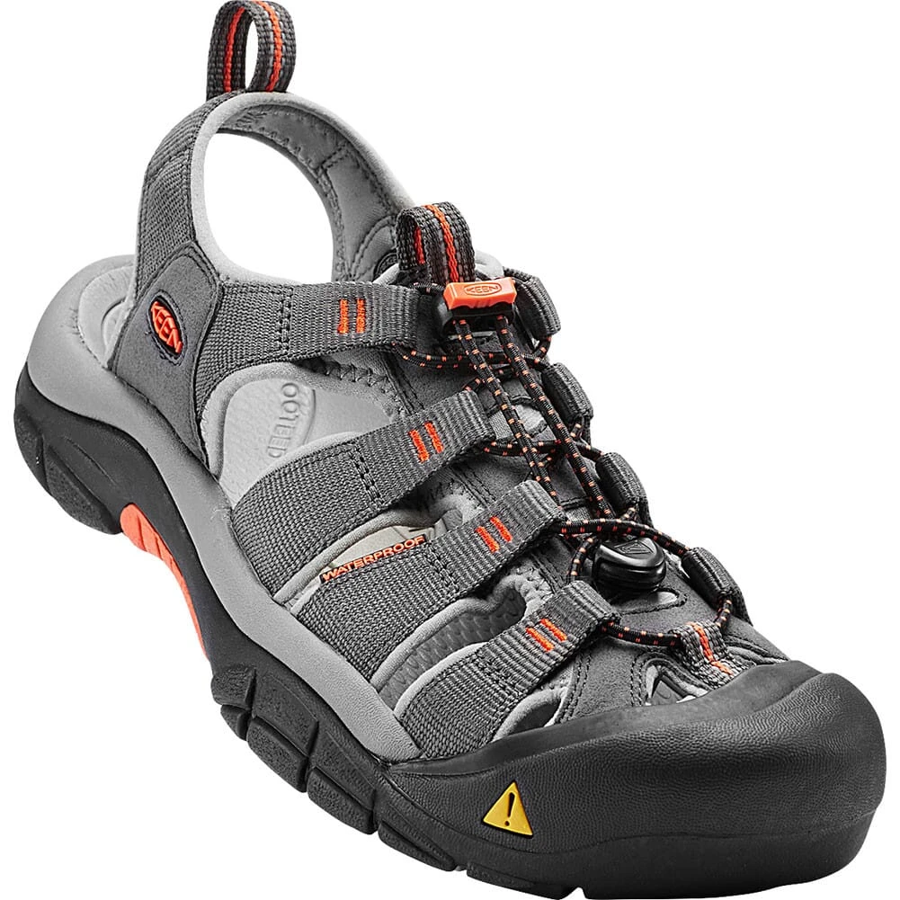 KEEN Men's Newport H2 Sandals - Magnet/Nasturtium 1 KEEN Men's Newport H2 Sandals - Magnet/Nasturtium