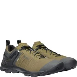 KEEN Men's Venture WP Hiking Shoes - Dark Olive/Raven 6 KEEN Men's Venture WP Hiking Shoes - Dark Olive/Raven -Elliotts Boots Shop KE1021169 2