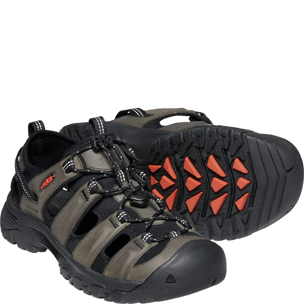 KEEN Men's Targhee III Sandals - Grey/Black 3 KEEN Men's Targhee III Sandals - Grey/Black - Image 3