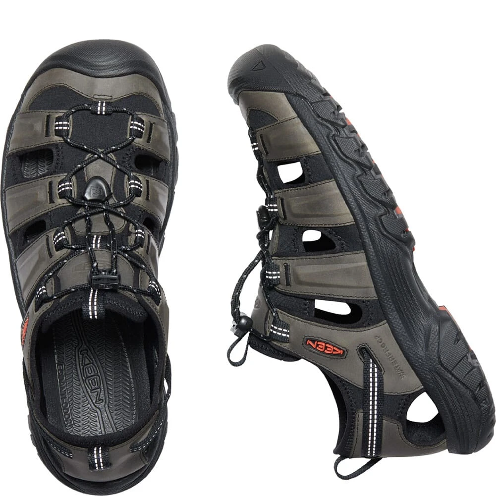 KEEN Men's Targhee III Sandals - Grey/Black 4 KEEN Men's Targhee III Sandals - Grey/Black - Image 4