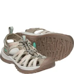 KEEN Women's Whisper Sandals - Taupe/Coral 7 KEEN Women's Whisper Sandals - Taupe/Coral -Elliotts Boots Shop KE1022810 2