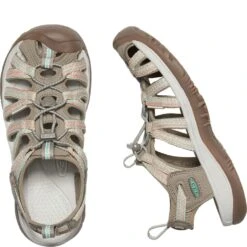 KEEN Women's Whisper Sandals - Taupe/Coral 8 KEEN Women's Whisper Sandals - Taupe/Coral -Elliotts Boots Shop KE1022810 3