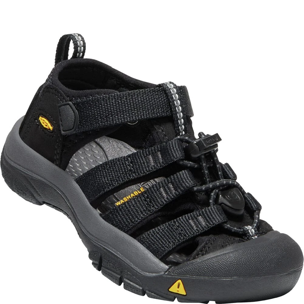 KEEN Kid's Newport H2 Sandals - Black/Keen Yellow 5 KEEN Kid's Newport H2 Sandals - Black/Keen Yellow - Image 5