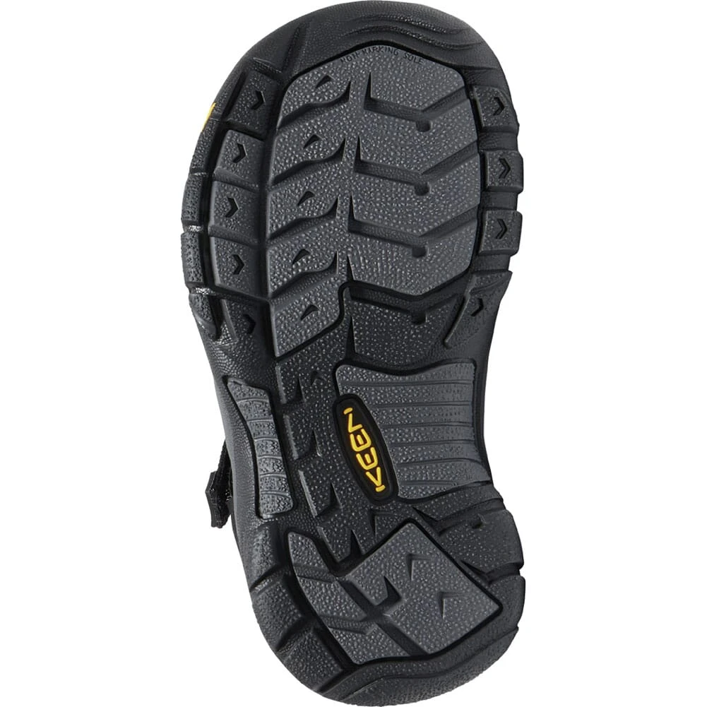 KEEN Kid's Newport H2 Sandals - Black/Keen Yellow 1 KEEN Kid's Newport H2 Sandals - Black/Keen Yellow