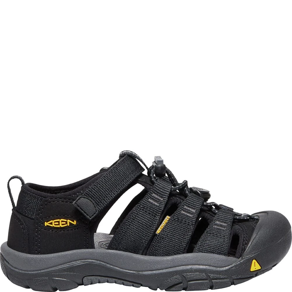 KEEN Youth Newport H2 Sandals - Black/Keen Yellow 2 KEEN Youth Newport H2 Sandals - Black/Keen Yellow - Image 2