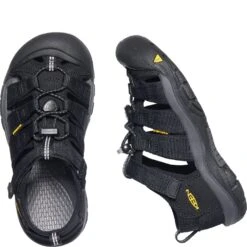 KEEN Youth Newport H2 Sandals - Black/Keen Yellow 8 KEEN Youth Newport H2 Sandals - Black/Keen Yellow -Elliotts Boots Shop KE1022838 3