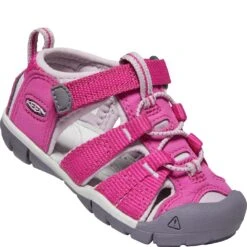 KEEN Kid's Seacamp II CNX Casual Shoes - Very Berry/Dawn Pink 9 KEEN Kid's Seacamp II CNX Casual Shoes - Very Berry/Dawn Pink -Elliotts Boots Shop KE1022940 4
