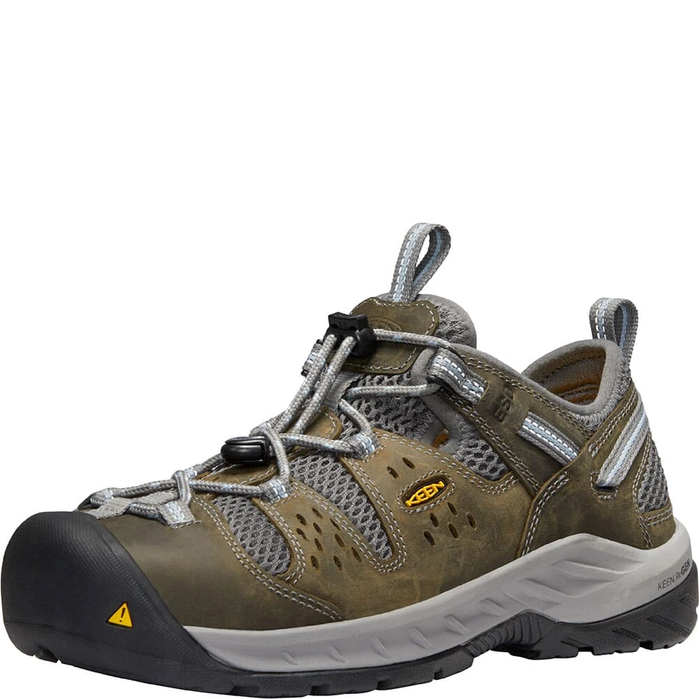 KEEN Utility Women's Atlanta Cool II ESD Safety Shoes - Gargoyle/Blue Fo 2 KEEN Utility Women's Atlanta Cool II ESD Safety Shoes - Gargoyle/Blue Fo - Image 2