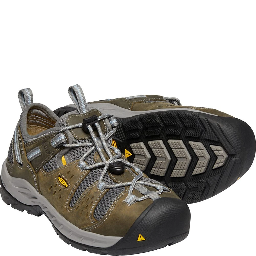 KEEN Utility Women's Atlanta Cool II ESD Safety Shoes - Gargoyle/Blue Fo 4 KEEN Utility Women's Atlanta Cool II ESD Safety Shoes - Gargoyle/Blue Fo - Image 4