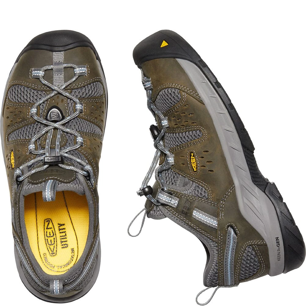 KEEN Utility Women's Atlanta Cool II ESD Safety Shoes - Gargoyle/Blue Fo 5 KEEN Utility Women's Atlanta Cool II ESD Safety Shoes - Gargoyle/Blue Fo - Image 5