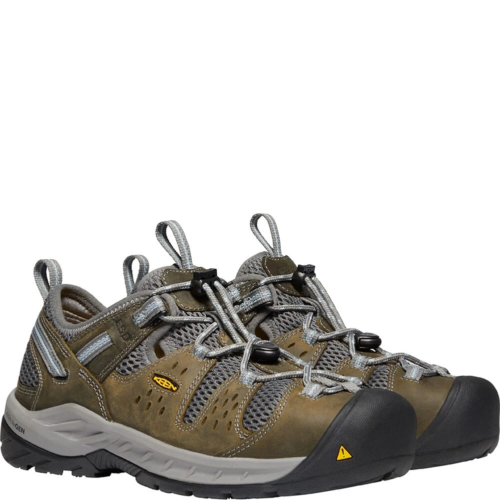 KEEN Utility Women's Atlanta Cool II ESD Safety Shoes - Gargoyle/Blue Fo 6 KEEN Utility Women's Atlanta Cool II ESD Safety Shoes - Gargoyle/Blue Fo - Image 6