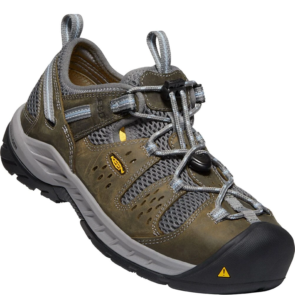 KEEN Utility Women's Atlanta Cool II ESD Safety Shoes - Gargoyle/Blue Fo 7 KEEN Utility Women's Atlanta Cool II ESD Safety Shoes - Gargoyle/Blue Fo - Image 7