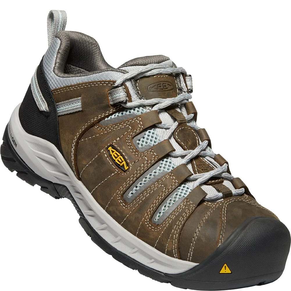 KEEN Utility Women's Flint II Safety Shoes - Cascade Brown/Surf Spray 7 KEEN Utility Women's Flint II Safety Shoes - Cascade Brown/Surf Spray - Image 7