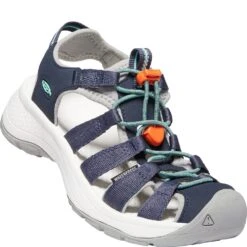 KEEN Women's Astoria West Sandals - Navy/Beveled Glass