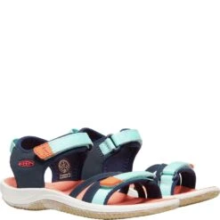 KEEN Little Kids' Verano Sandals - Black Iris/Blue Tint -Elliotts Boots Shop KE1024824 4