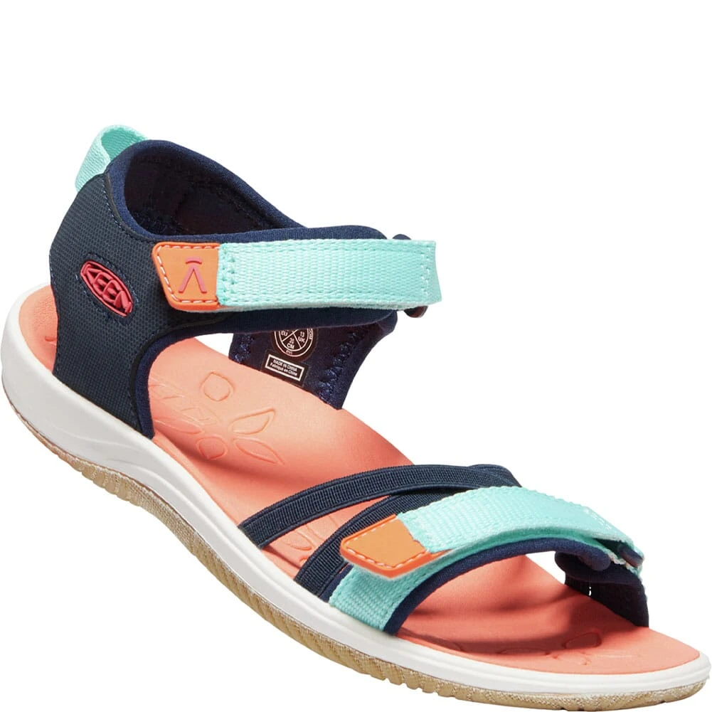 KEEN Big Kids' Verano Sandals - Black Iris/Blue Tint 5 KEEN Big Kids' Verano Sandals - Black Iris/Blue Tint - Image 5