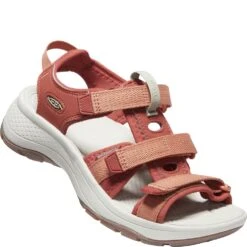 KEEN Women's Astoria West Open Toe Sandals - Redwood/Pheasant -Elliotts Boots Shop KE1024869 3